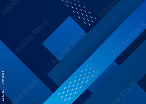 Minimal geometric blue background abstract design. Vector illustration abstract graphic design banner pattern background template.