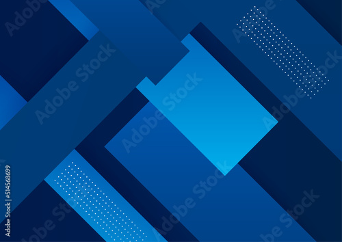 Minimal geometric blue background abstract design. Vector illustration abstract graphic design banner pattern background template.