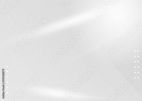 Minimal geometric white light background abstract design. Vector illustration abstract graphic design banner pattern background template.