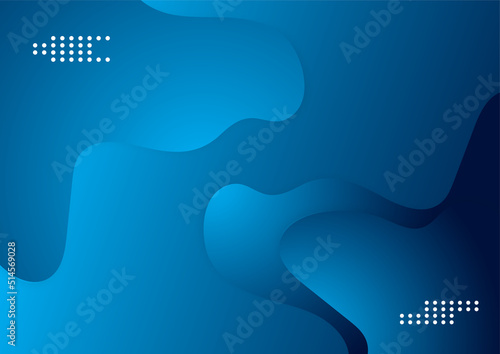 Minimal geometric blue background abstract design. Vector illustration abstract graphic design banner pattern background template.