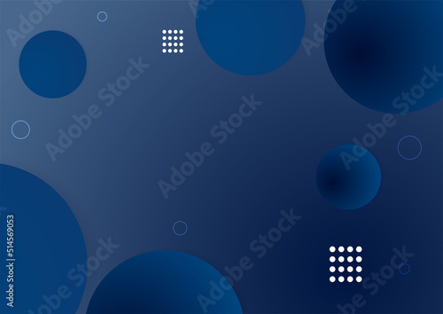 Minimal geometric blue background abstract design. Vector illustration abstract graphic design banner pattern background template.
