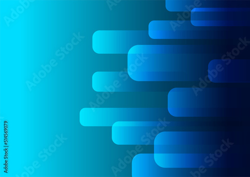 Minimal geometric blue background abstract design. Vector illustration abstract graphic design banner pattern background template.