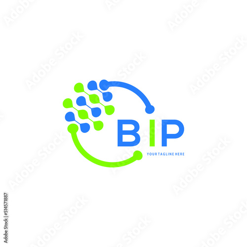 BIP logo design initial creative letter logo.BIP unique letter logo design.
BIP vector logo simple, elegant and luxurious,technology logo shape. 