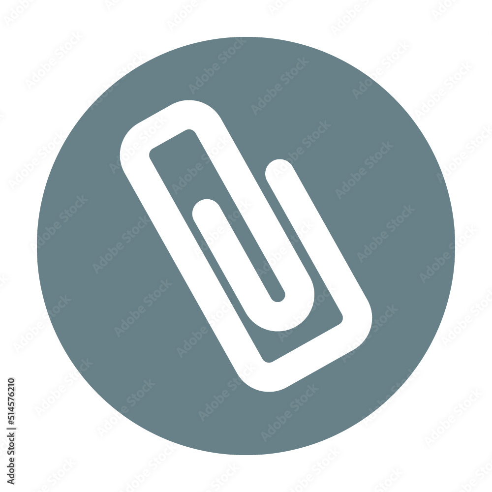Black paper clip isolated on white background for office business concept, attached to paper. 3d illustration
Black paper clip isolated on white background for office business concept, attached to paper. 3d illustration