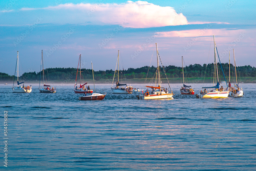 Obraz premium boats in the bay