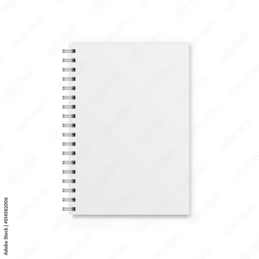 Notebook icon in flat style. Paper sheet vector illustration on isolated background. Page sign business concept. Notebook icon in flat style. Paper sheet vector illustration on isolated background. Page sign business concept.