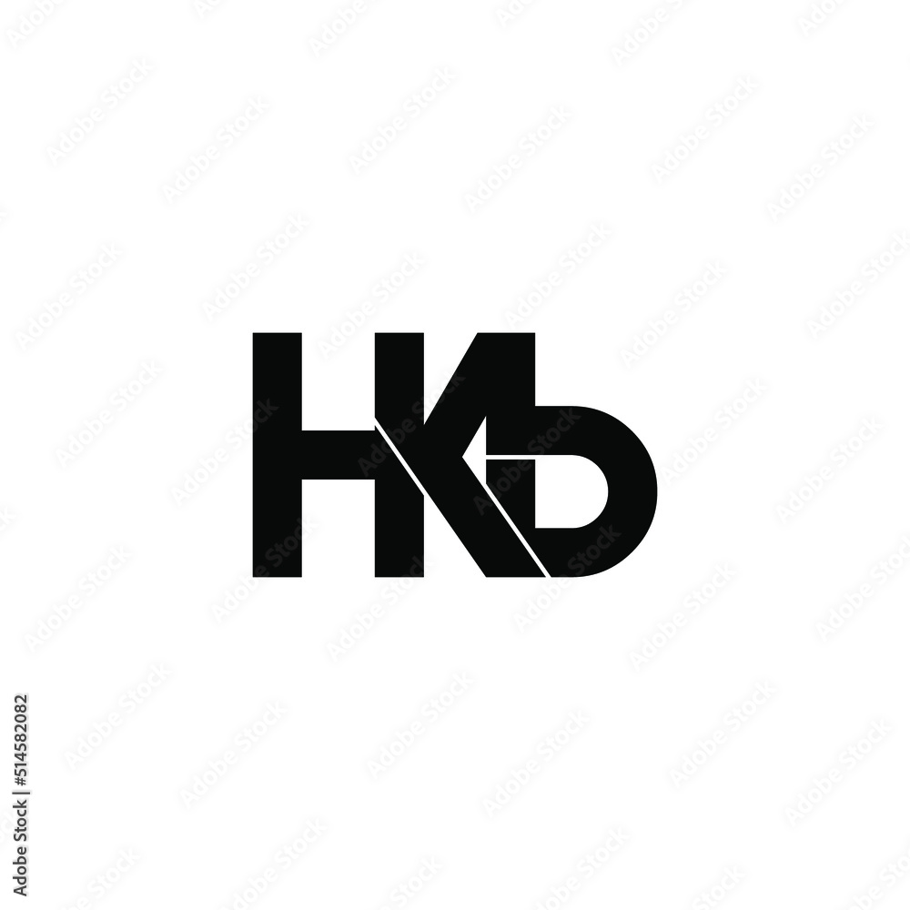 hkb letter original monogram logo design hkb letter original monogram logo design