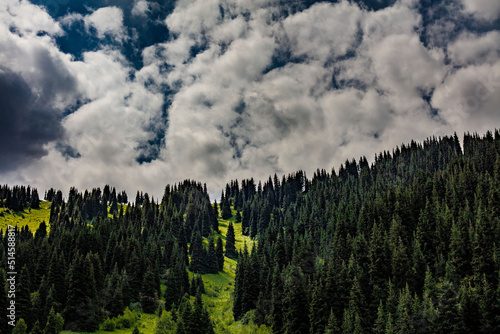 landscape with clouds