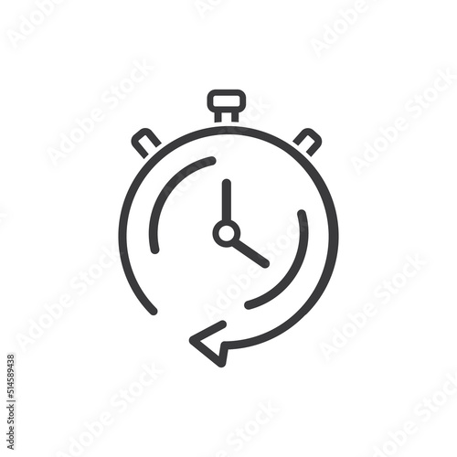 stopwatch vector illustration