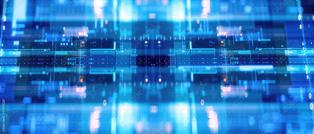 3D rendering of cyberpunk AI. Circuit board. Technology background. Central Computer Processors CPU and GPU concept. Motherboard digital chip. Tech science background. 3D rendering of cyberpunk AI. Circuit board. Technology background. Central Computer Processors CPU and GPU concept. Motherboard digital chip. Tech science background.