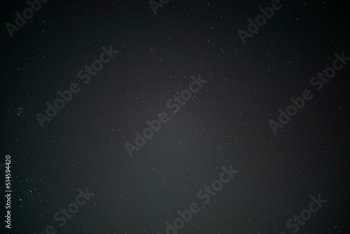 The image of the night sky with many stars.