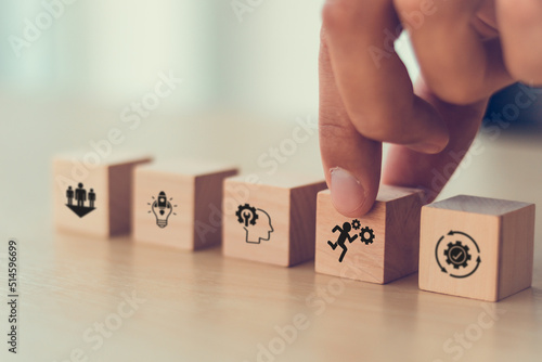 Fotografie Resilience business for sustainable and inclusive growth concept