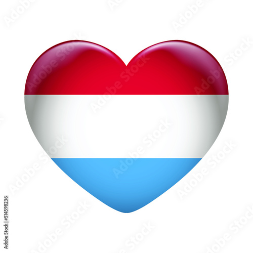 Free Download Luxembourg flag icon isolated on white background. Luxembourg flag. Flag icon glossy. - GFXLoad