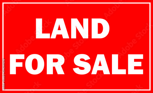 Land for sale advertisement