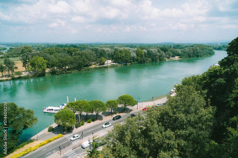 Fototapeta premium Rhone River in Avignon France