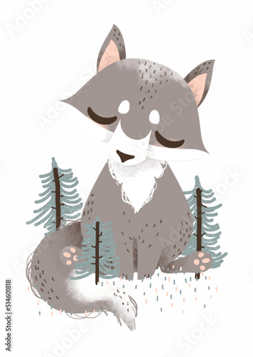 Animaux Mignons - le loup