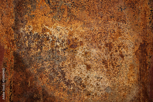 Rusty old metal wall texture