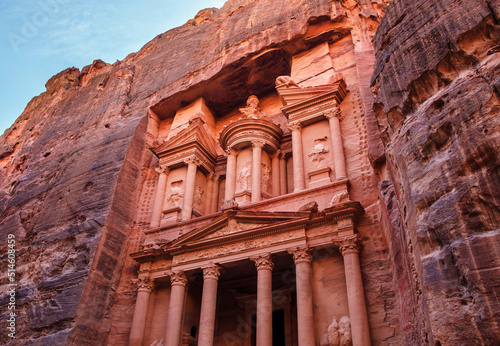 Al-Khazneh, The Treasury in old city Petra, Jordan