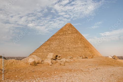 Great Pyramid of Khufu in Giza  Egypt