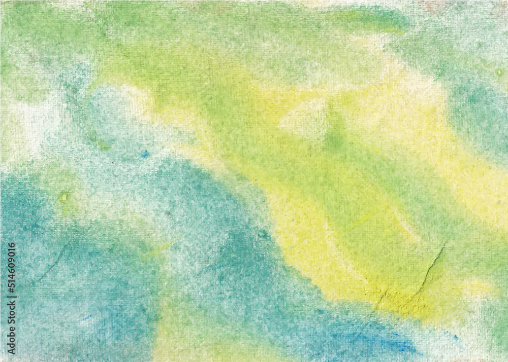 Hand-painted watercolor background premium Vector, Hand-painted abstract  wallpaper in watercolor