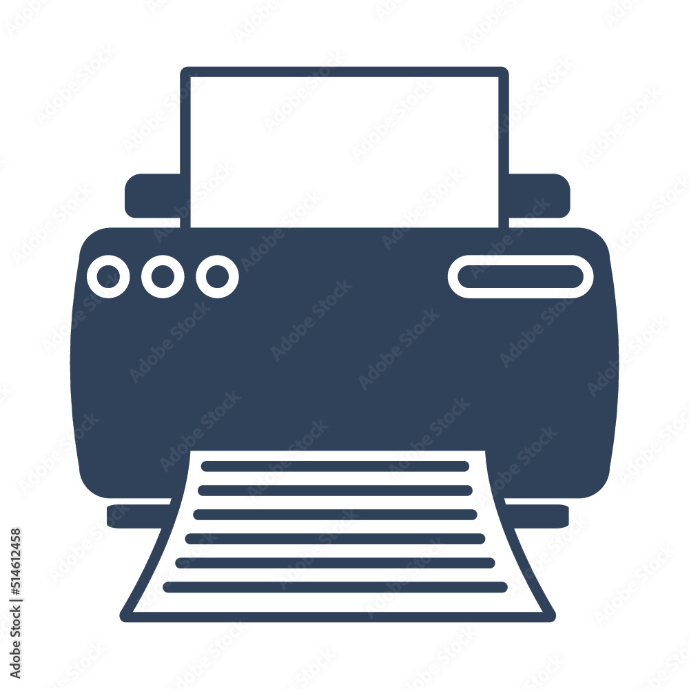 Document, ink, paper, print, printer, printing icon Document, ink, paper, print, printer, printing icon