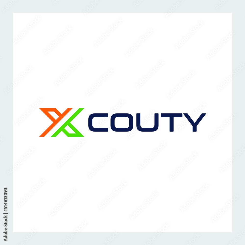 initials logo letter x minimalist concept initials logo letter x minimalist concept