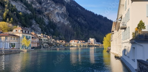 View of the river in Interlaken