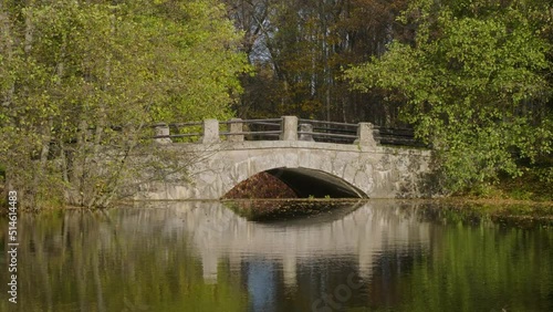 St. Petersburg in autumn, a natural monument landscape park 