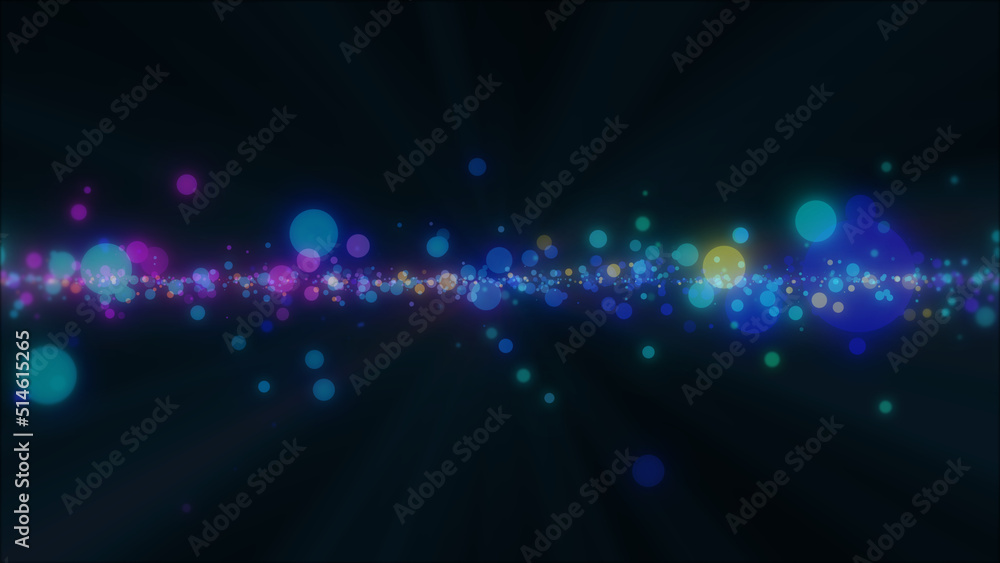 Fototapeta premium abstract space spots circles particles