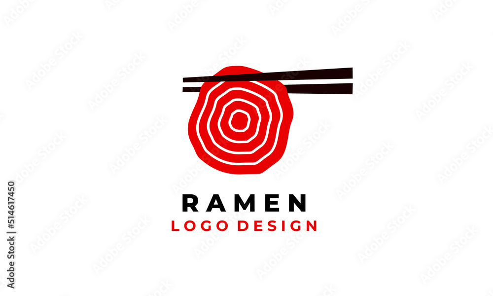 Ramen Logo Design For Asian Food Restaurant Especially Japanese Menu ,Vector Template Ramen Logo Design For Asian Food Restaurant Especially Japanese Menu ,Vector Template