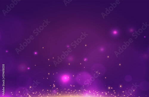 bokeh background with sparkles
