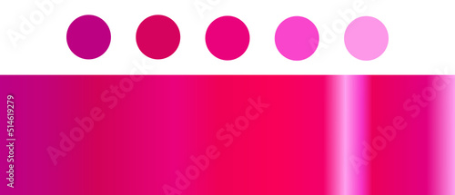 florescent pink chrome hue gradient color palette	for web/ social/ art/ fashion/ graphic/ design with gradient	

