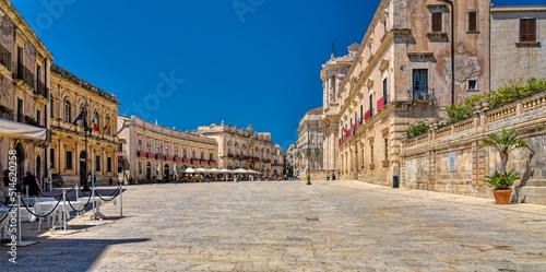 Main Square Siracusa Sicily Italy