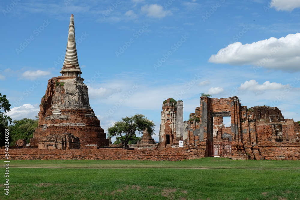 temple si sanphet city, Wat Phra Mahathat, Ayutthaya thailand, Thailand temple