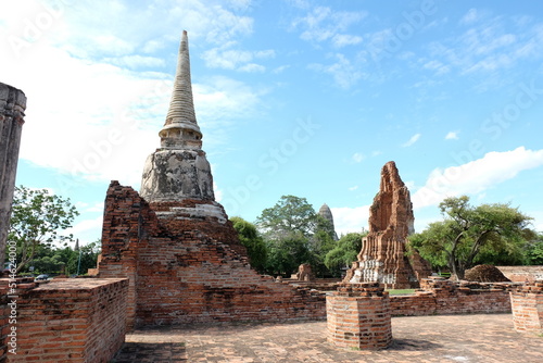 temple si sanphet city  Wat Phra Mahathat  Ayutthaya thailand  Thailand temple