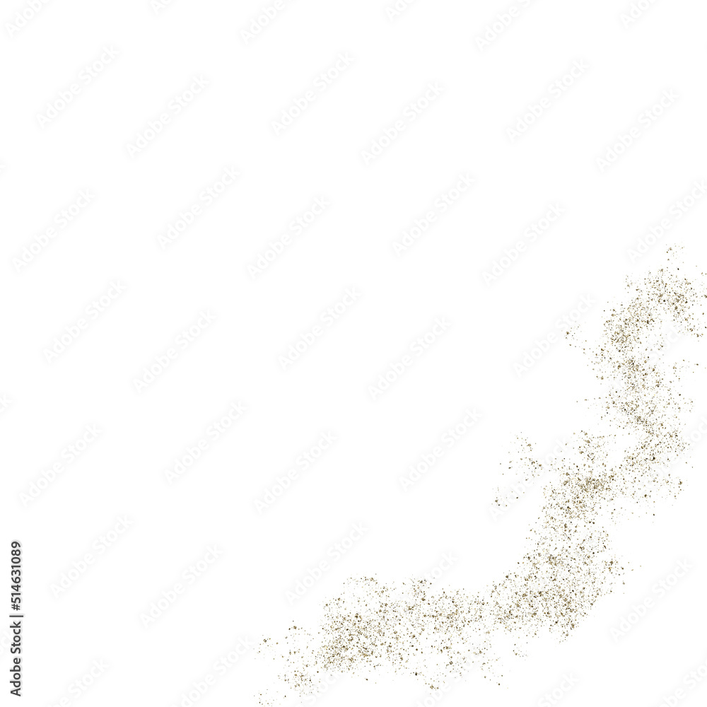 Obraz premium Isolated transparent background png gold element for graphic design