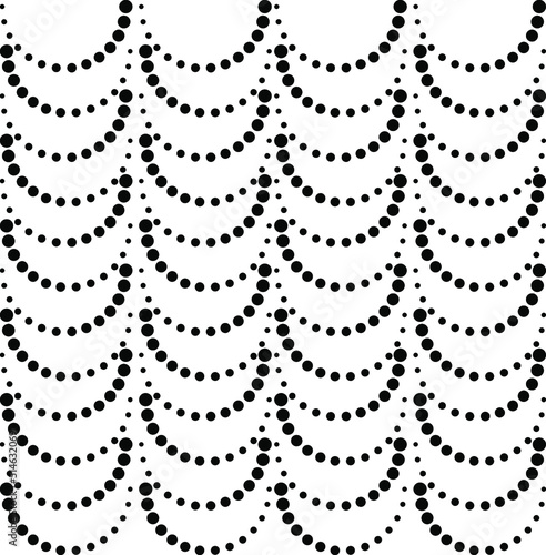 geometric black round pattern texture background design