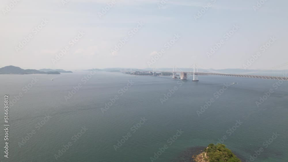 custom made wallpaper toronto digital瀬戸大橋　ドローン空撮