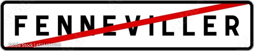 Panneau sortie ville agglomération Fenneviller / Town exit sign Fenneviller Free Download Panneau sortie ville agglomération Fenneviller / Town exit sign Fenneviller - GFXLoad