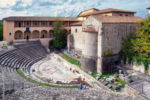 Spoleto. Perugia.Teatro romano di Spoleto 