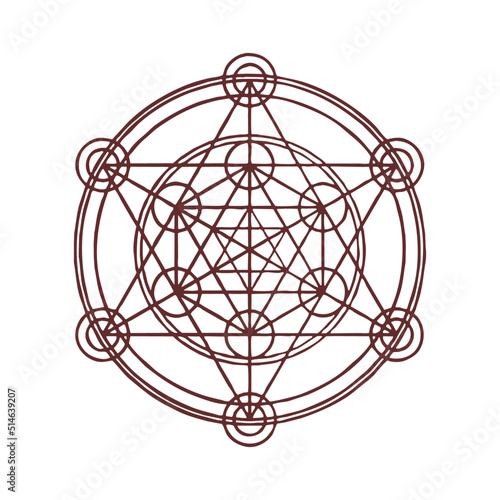Foto Cube of Metatron Sacred geometry
