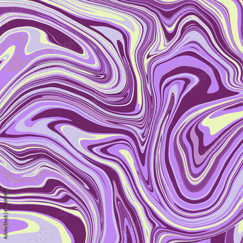 Abstract marble effect pattern in limited contrasting colors