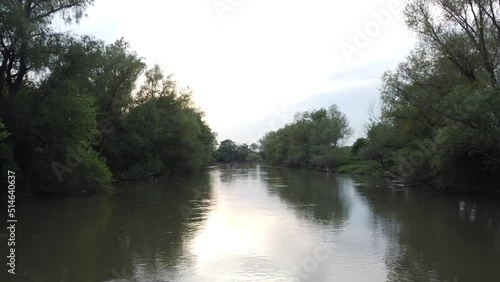 Close pass over river