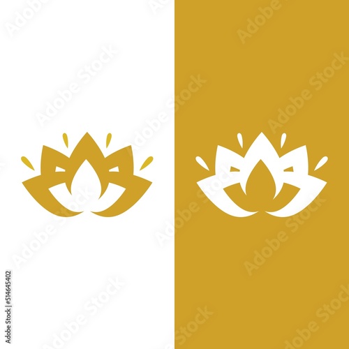 Beauty vector lotus icon