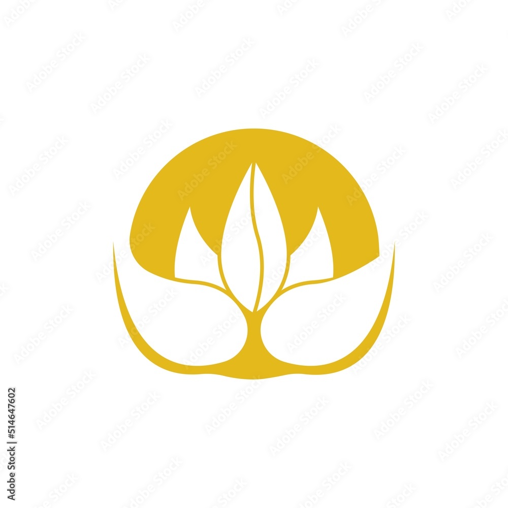 Obraz premium Beauty vector lotus icon