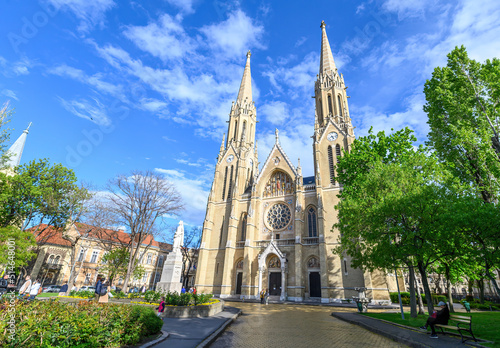 Budapest, Hungary. Szent Erzsebet church or St. Elizabeth's Parish Church