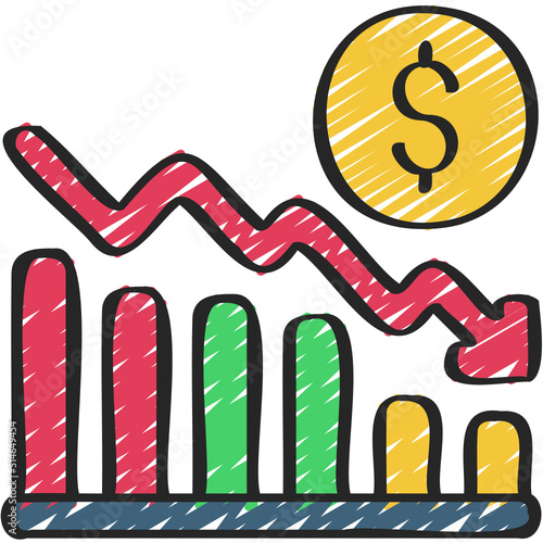 Financial Loss Icon