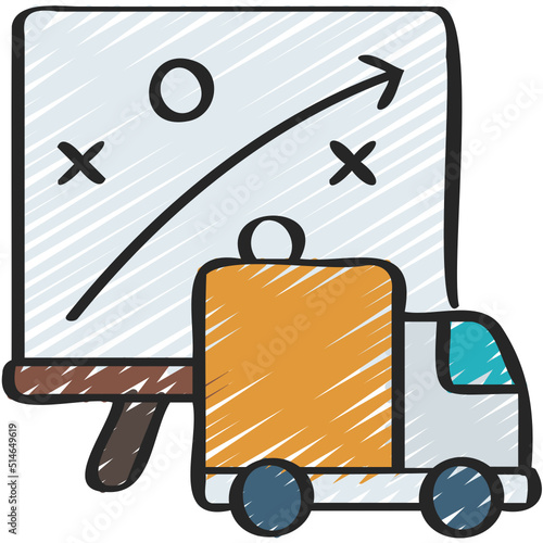 Distribution Plan Icon