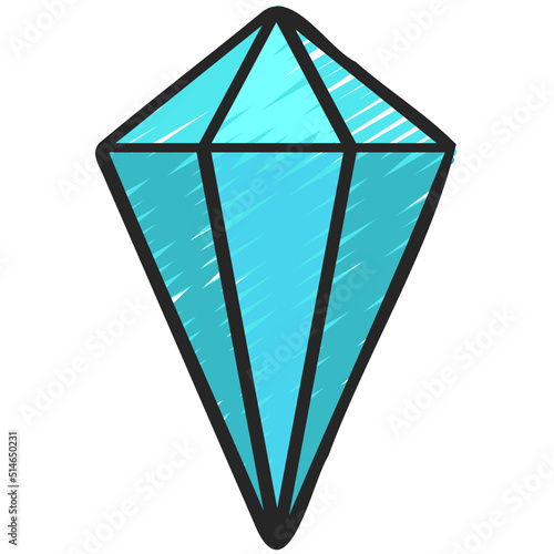 Long Diamond Icon