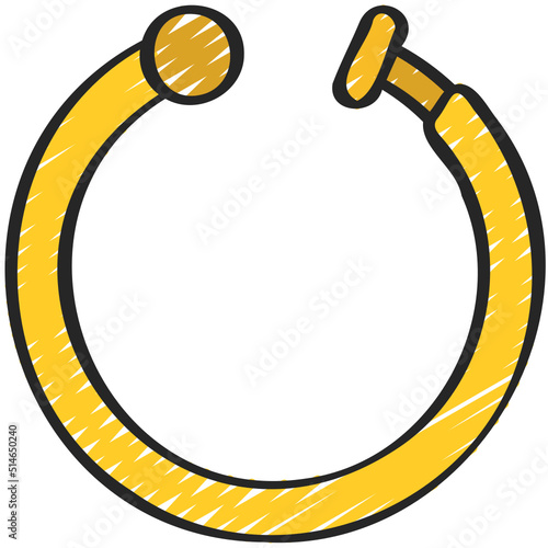 Hoop Earring Icon